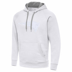 New England Patriots Antigua Victory Pullover Hoodie - White sale