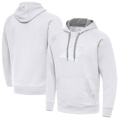Carolina Panthers Antigua Victory Pullover Hoodie - White on sale