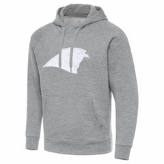 Carolina Panthers Antigua Victory Pullover Hoodie - Heather Gray outlet