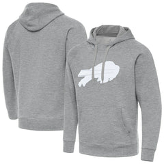 Buffalo Bills Antigua Victory Pullover Hoodie - Heather Gray on sale