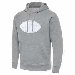 New York Jets Antigua Victory Pullover Hoodie - Heather Gray sale