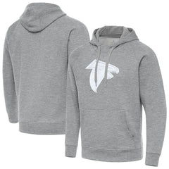 Atlanta Falcons Antigua Victory Pullover Hoodie - Heather Gray cheap