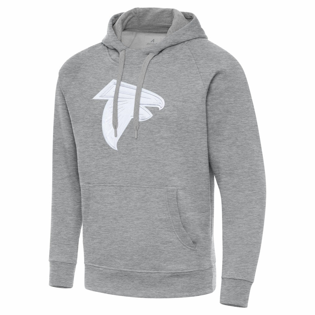 Atlanta Falcons Antigua Victory Pullover Hoodie - Heather Gray cheap