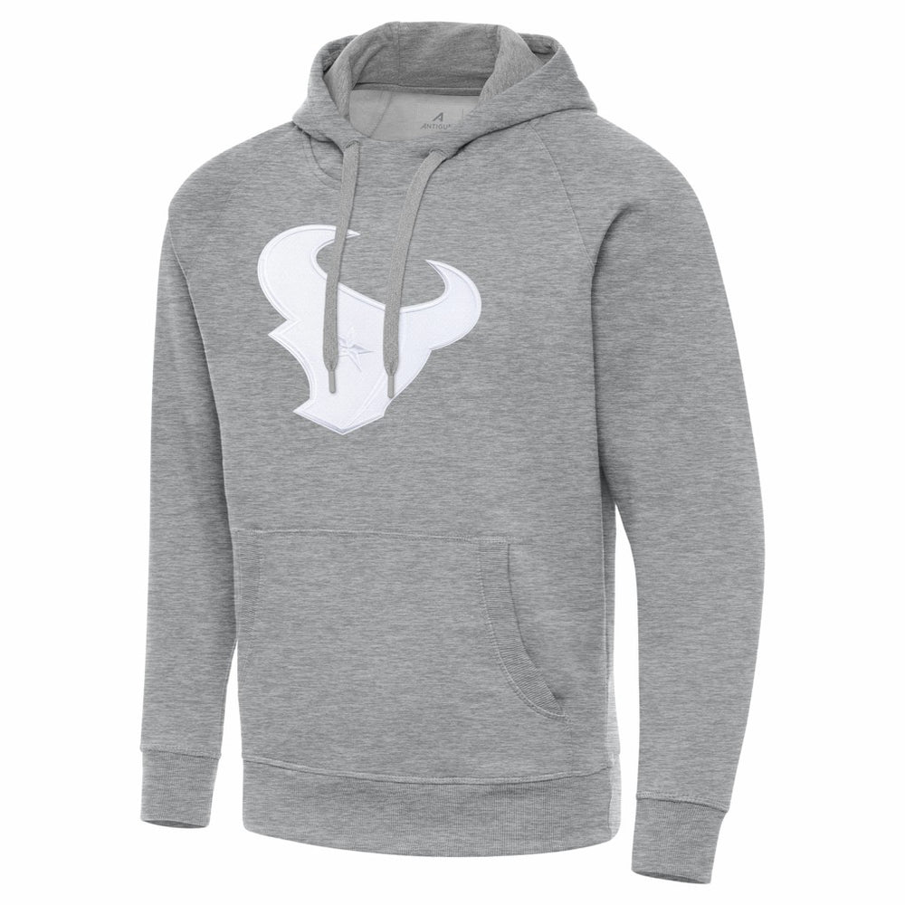 Houston Texans Antigua Victory Pullover Hoodie - Heather Gray outlet