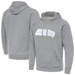 Seattle Seahawks Antigua Victory Pullover Hoodie - Heather Gray cheap