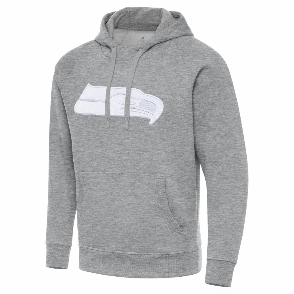 Seattle Seahawks Antigua Victory Pullover Hoodie - Heather Gray cheap
