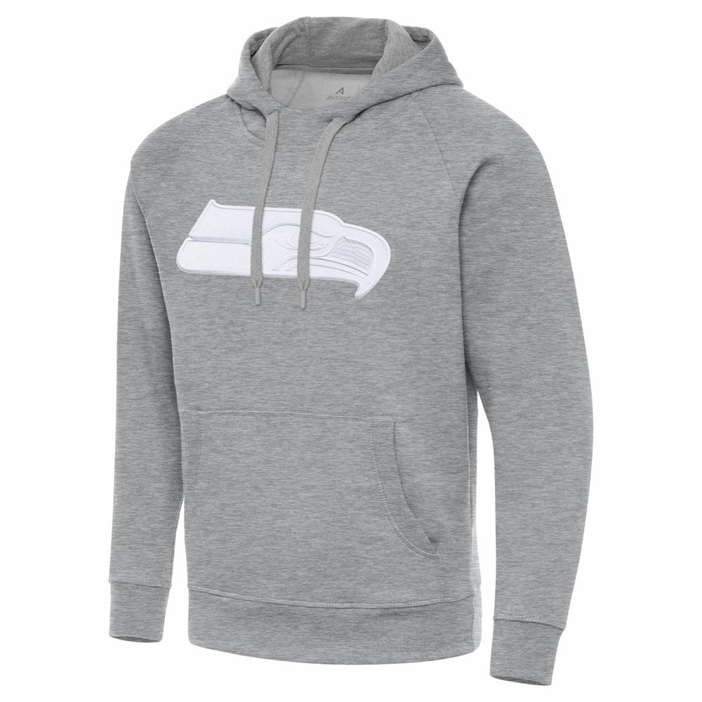 Seattle Seahawks Antigua Victory Pullover Hoodie - Heather Gray cheap