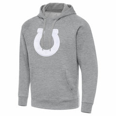 Indianapolis Colts Antigua Victory Pullover Hoodie - Heather Gray on sale