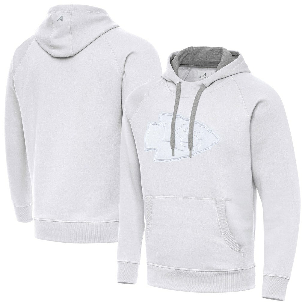 Kansas City Chiefs Antigua Victory Pullover Hoodie - White outlet