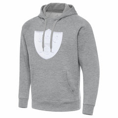 Las Vegas Raiders Antigua Victory Pullover Hoodie - Heather Gray sale