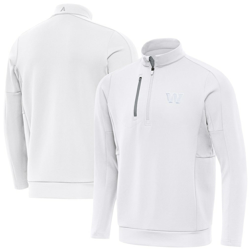 Washington Commanders Antigua Generation Quarter-Zip Jacket - White for sale