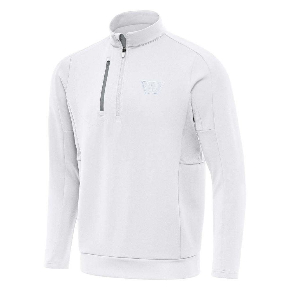 Washington Commanders Antigua Generation Quarter-Zip Jacket - White for sale