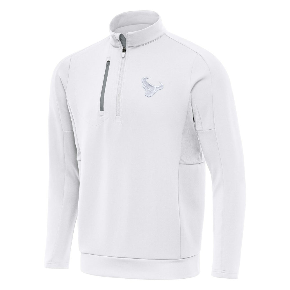 Houston Texans Antigua Generation Quarter-Zip Jacket - White discount