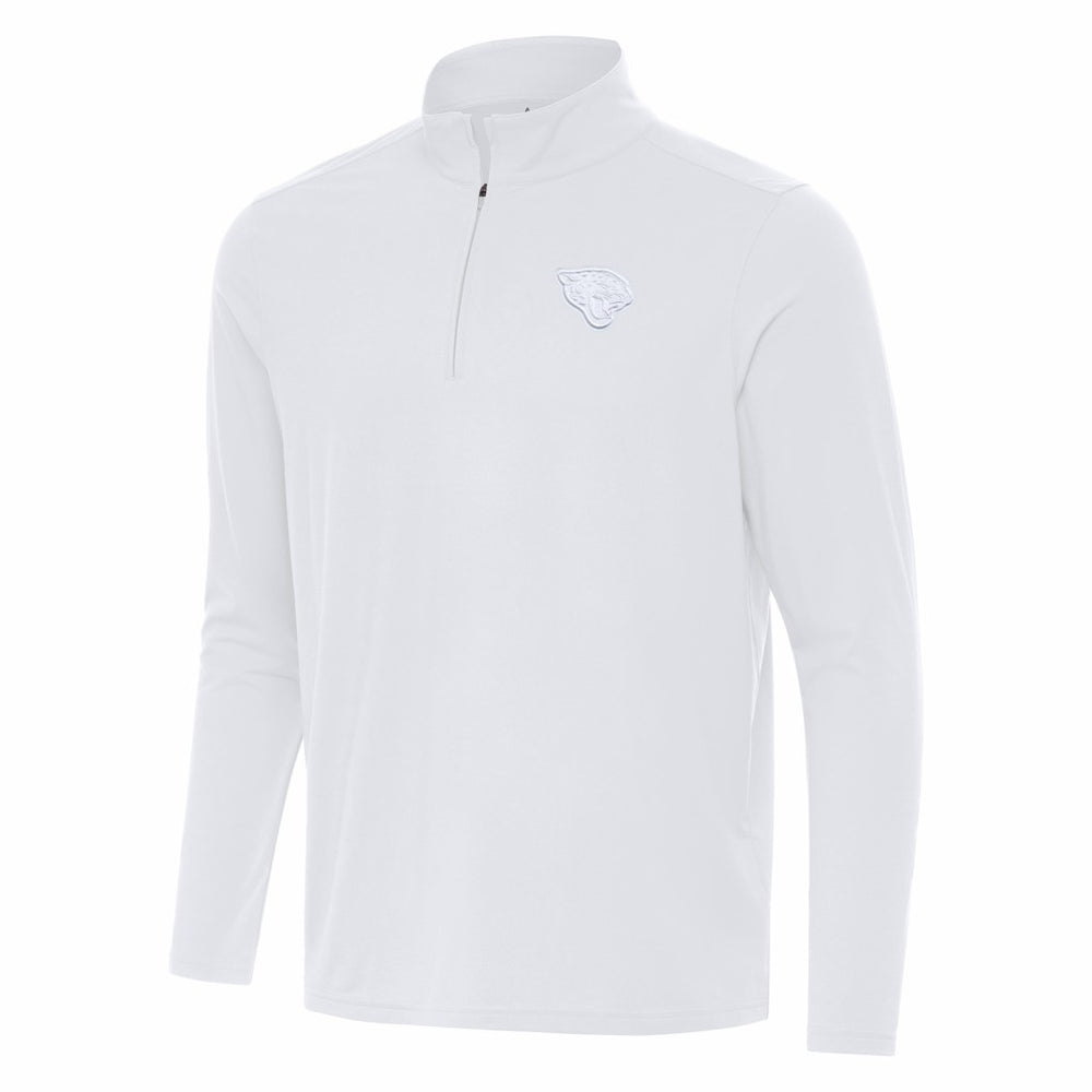 Jacksonville Jaguars Antigua Intent Quarter-Zip Jacket - White outlet