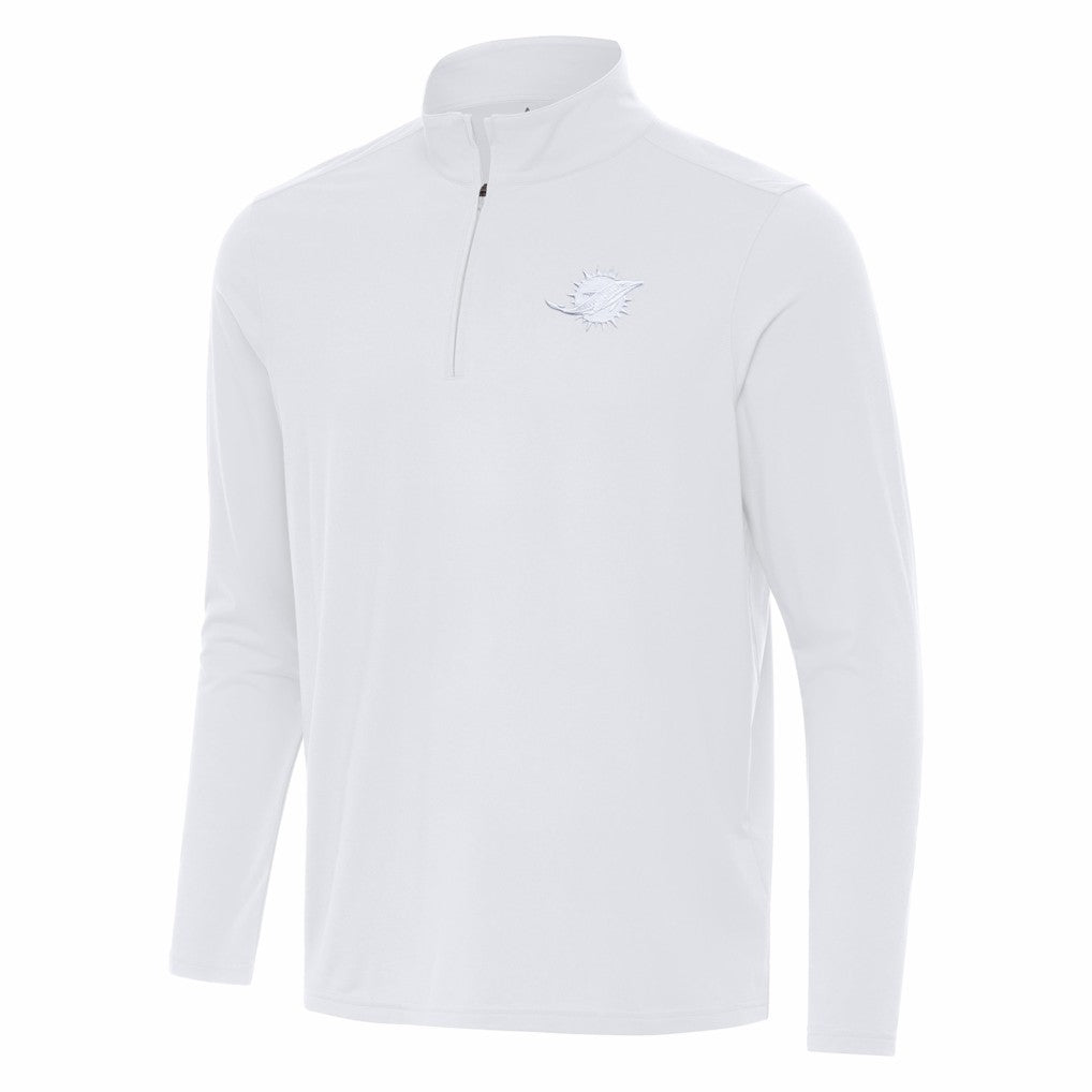 Miami Dolphins Antigua Intent Quarter-Zip Jacket - White online