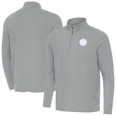 Pittsburgh Steelers Men's Antigua Intent Quarter-Zip Jacket - Gray discount