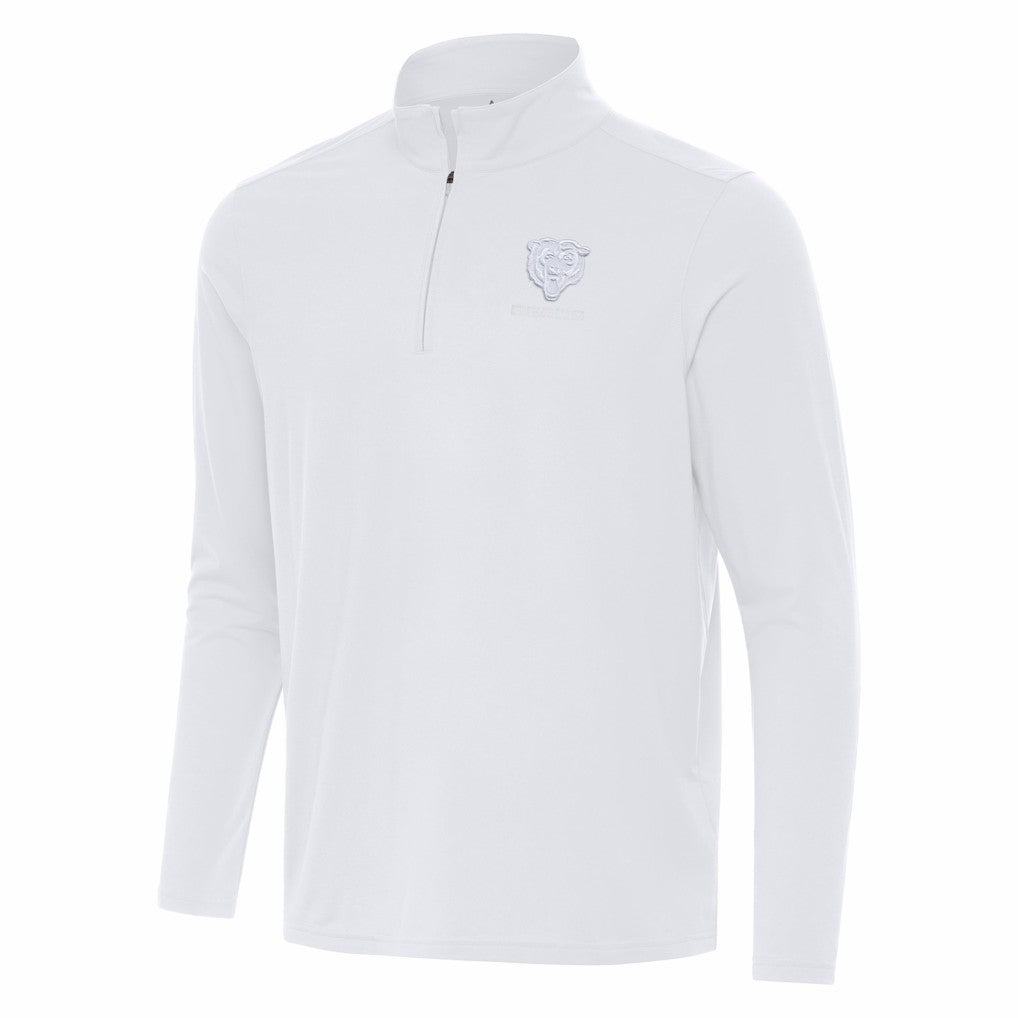 Chicago Bears Antigua Intent Quarter-Zip Jacket - White cheap