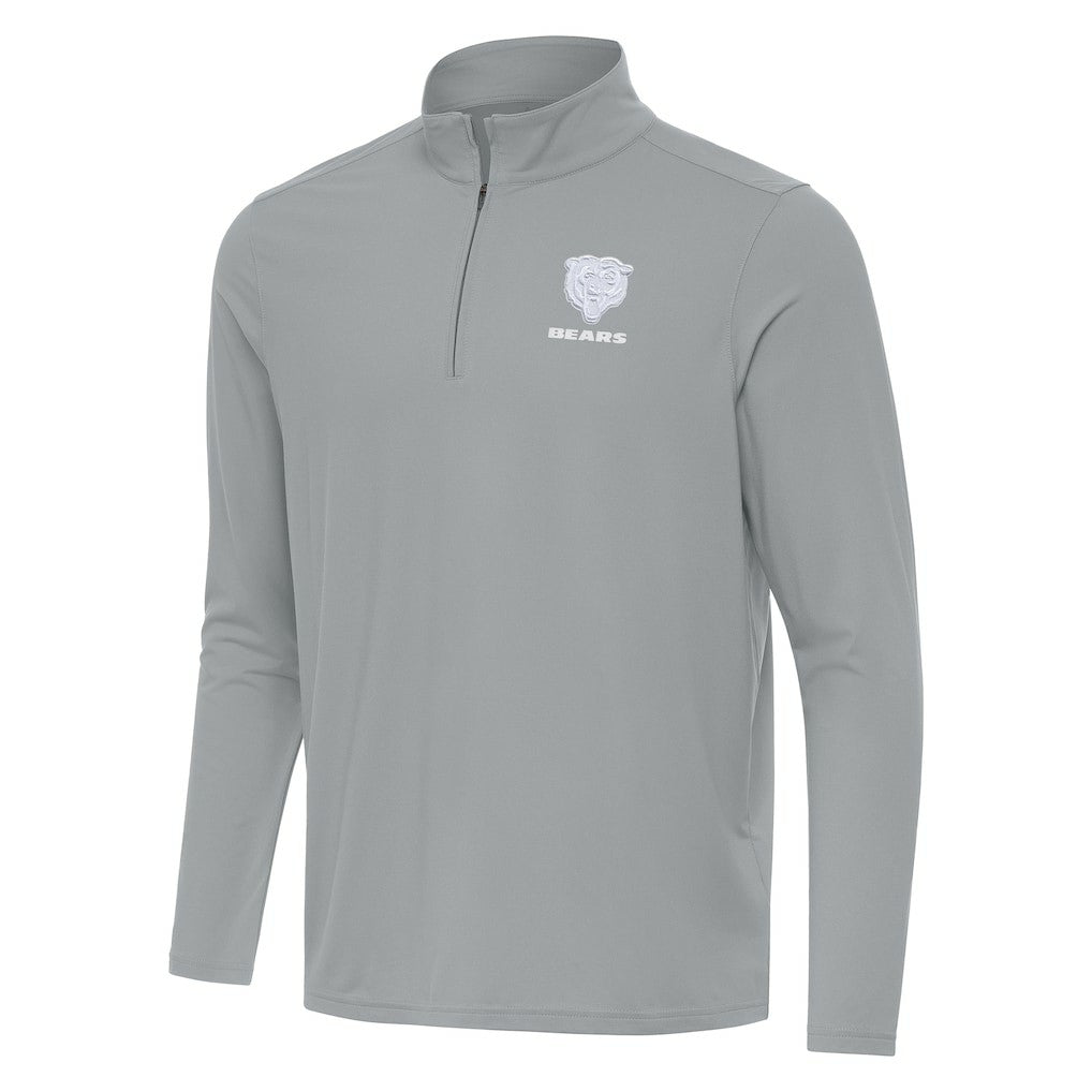 Chicago Bears Men's Antigua Intent Quarter-Zip Jacket - Gray sale