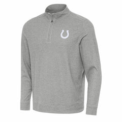 Indianapolis Colts Antigua Subtle Quarter-Zip Jacket - Heather Gray cheap