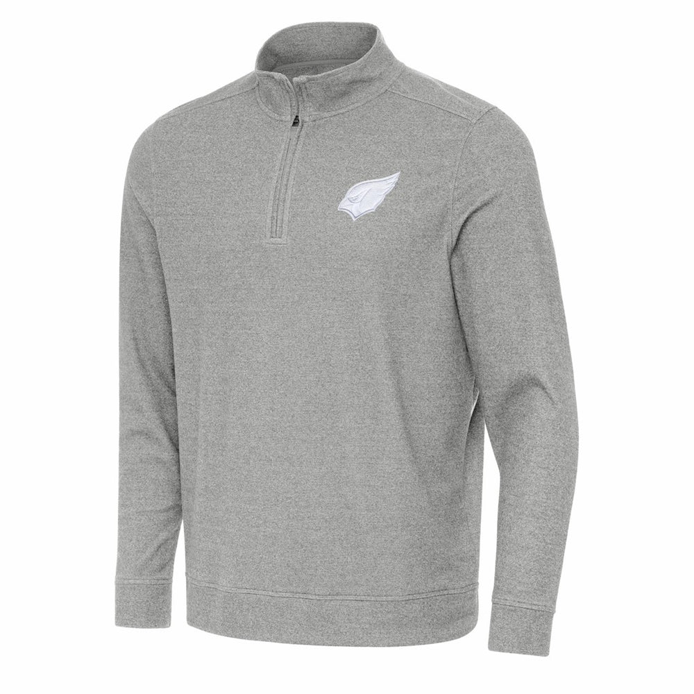 Arizona Cardinals Antigua Subtle Quarter-Zip Jacket - Heather Gray discount