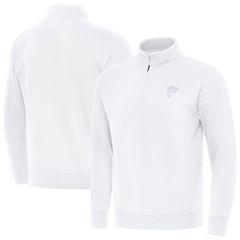 Atlanta Falcons Antigua Victory Quarter-Zip Top - White online