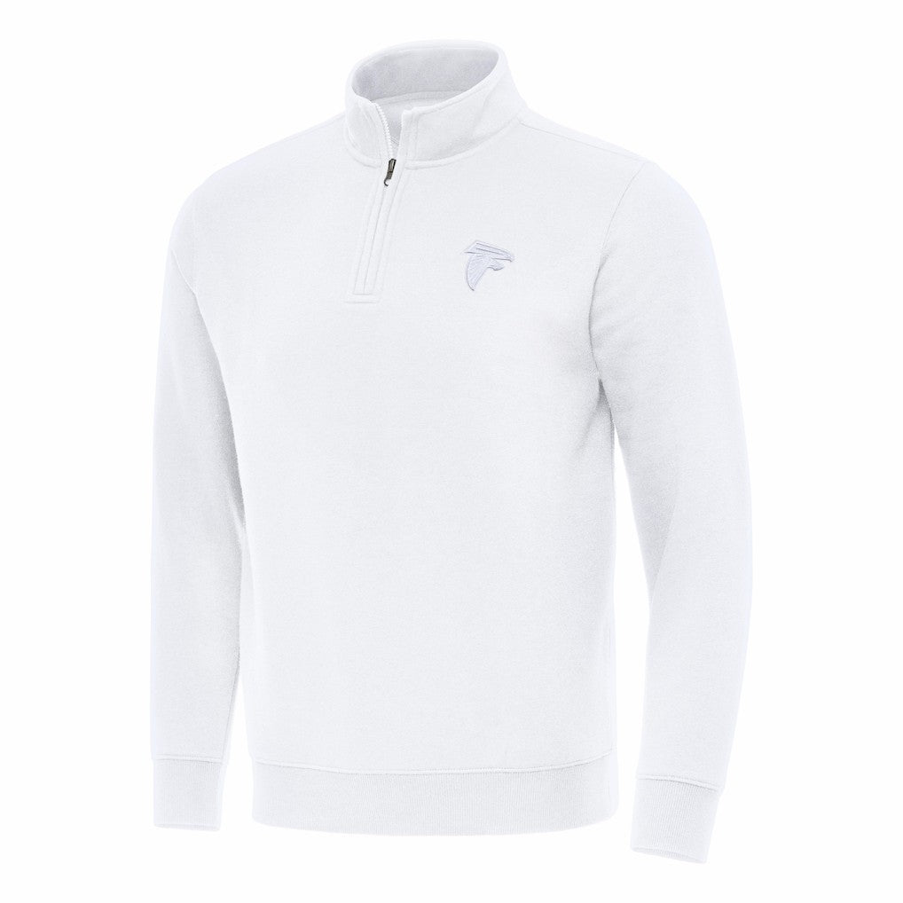 Atlanta Falcons Antigua Victory Quarter-Zip Top - White online