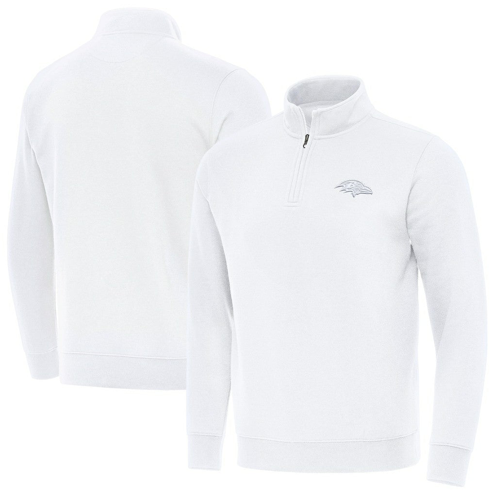 Baltimore Ravens Antigua Victory Quarter-Zip Top - White online