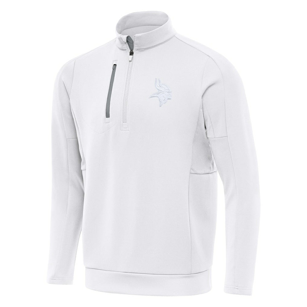 Minnesota Vikings Antigua Generation Quarter-Zip Top - White cheap