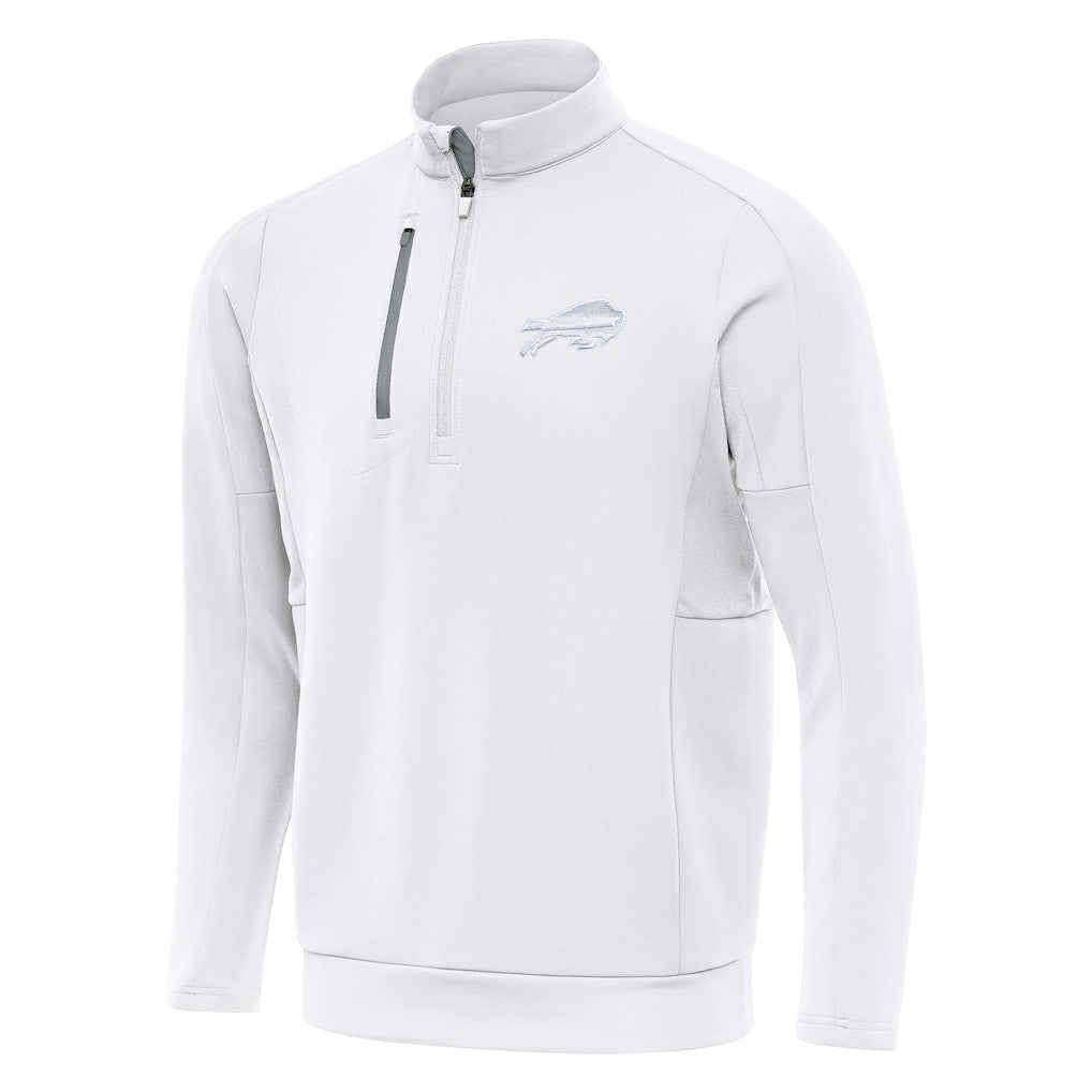 Buffalo Bills Antigua Generation Quarter-Zip Top - White sale