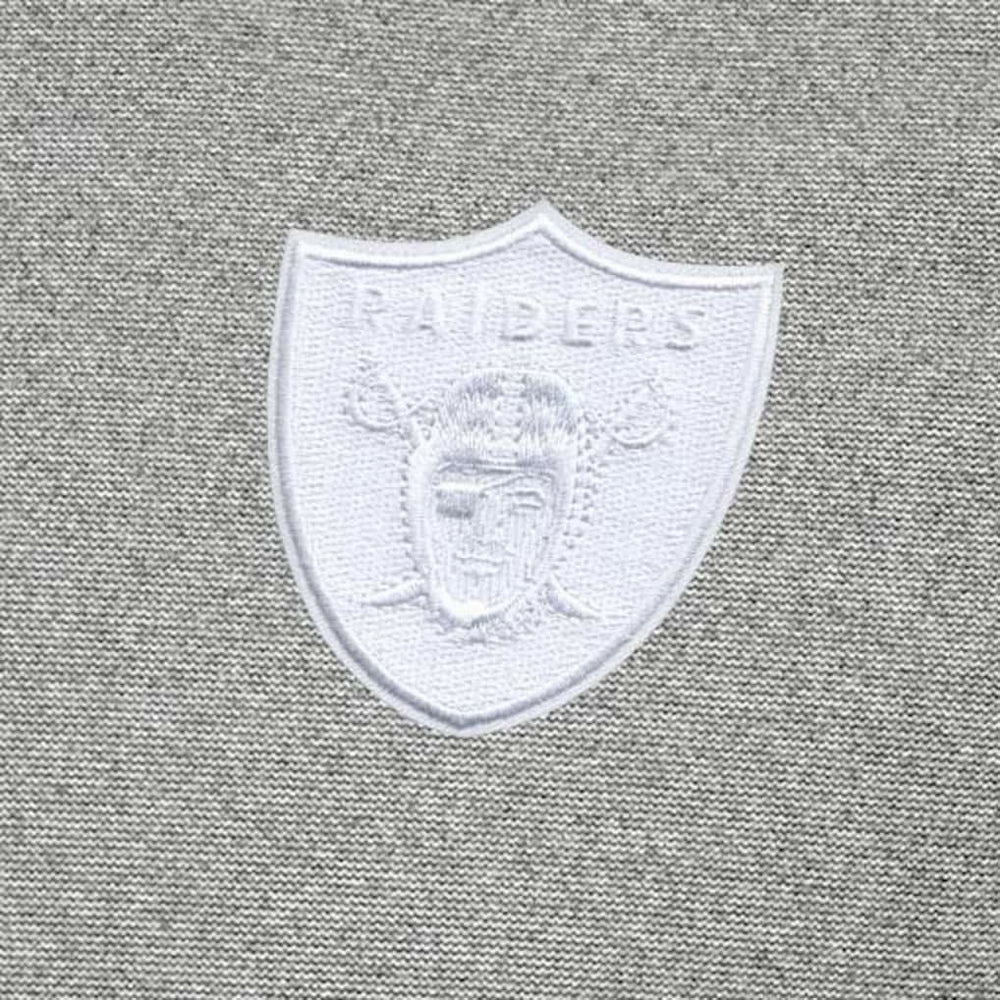 Las Vegas Raiders Antigua Subtle Quarter-Zip Top - Heather Gray on sale