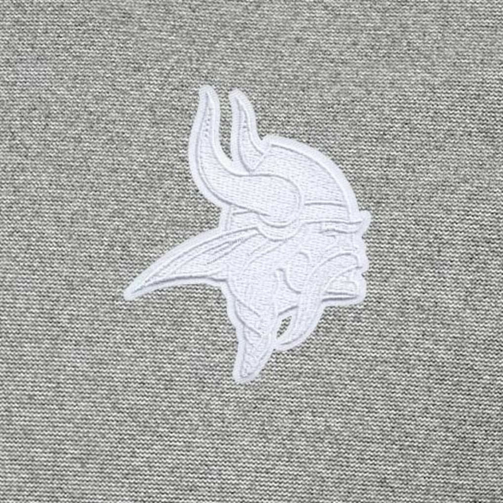 Minnesota Vikings Antigua Subtle Quarter-Zip Top - Heather Gray cheap