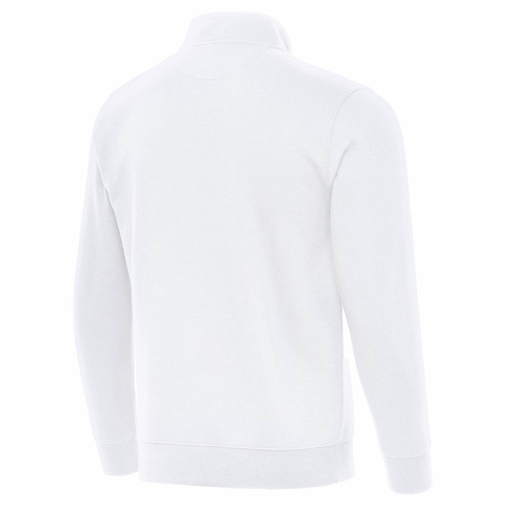 Detroit Lions Antigua Victory Quarter-Zip Top - White on sale