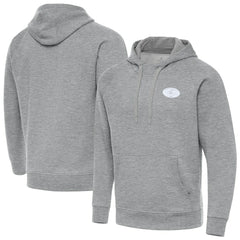 San Francisco 49ers Antigua Victory Pullover Hoodie - Heather Gray for sale