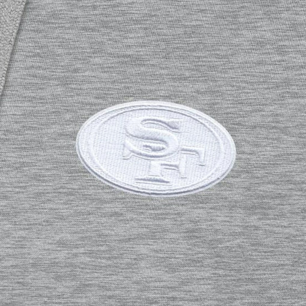 San Francisco 49ers Antigua Victory Pullover Hoodie - Heather Gray for sale