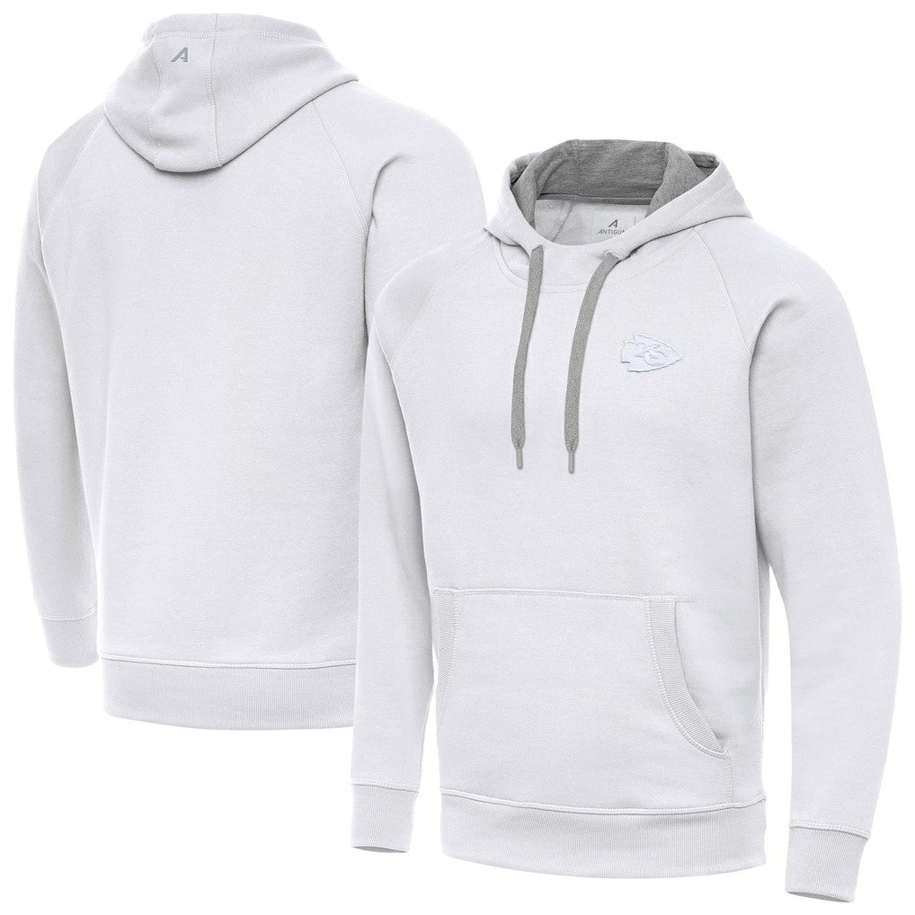 Kansas City Chiefs Antigua Victory Pullover Hoodie - White outlet