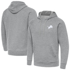 Detroit Lions Antigua Victory Pullover Hoodie - Heather Gray online