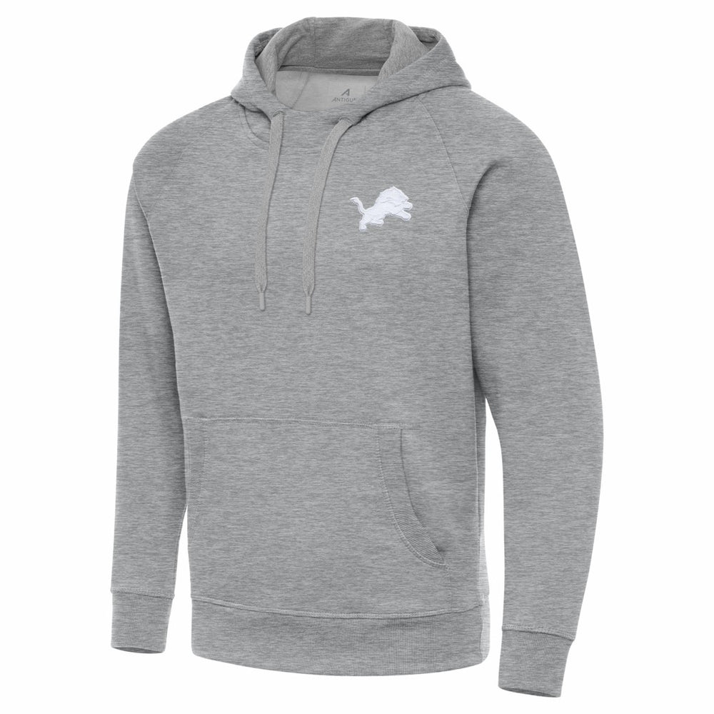 Detroit Lions Antigua Victory Pullover Hoodie - Heather Gray online