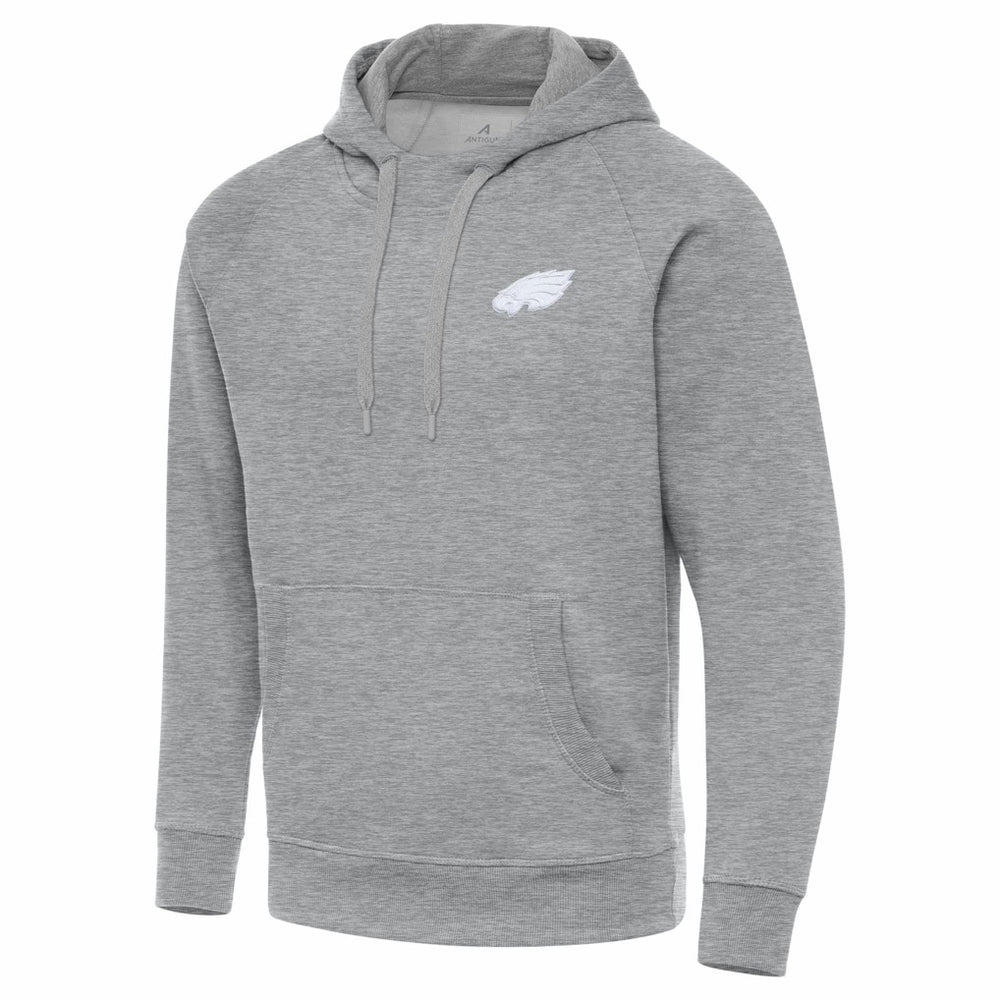 Philadelphia Eagles Antigua Victory Pullover Hoodie - Heather Gray on sale