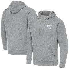 New York Giants Antigua Victory Pullover Hoodie - Heather Gray discount