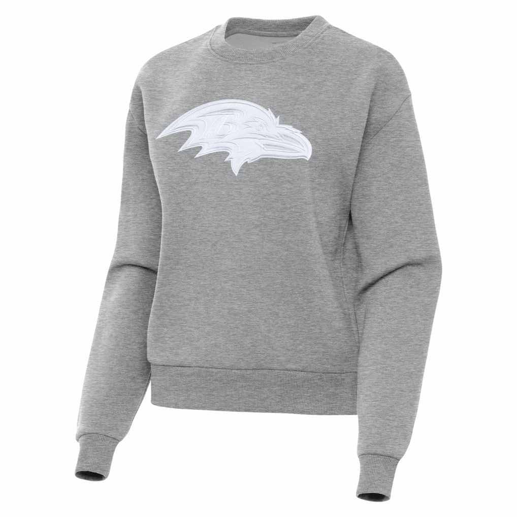 Baltimore Ravens Antigua Women's Victory Pullover Sweatshirt - Heather Gray outlet