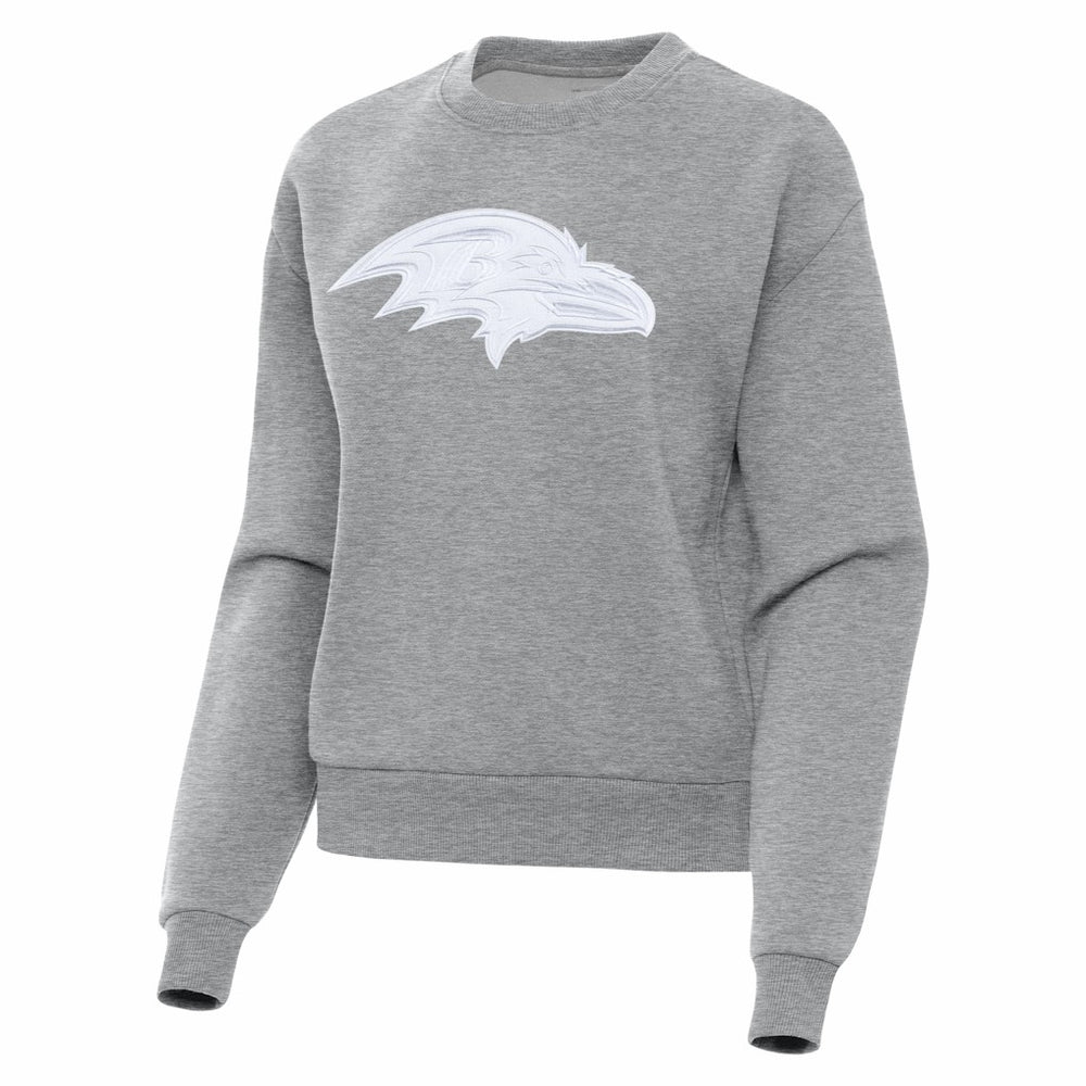 Baltimore Ravens Antigua Women's Victory Pullover Sweatshirt - Heather Gray outlet