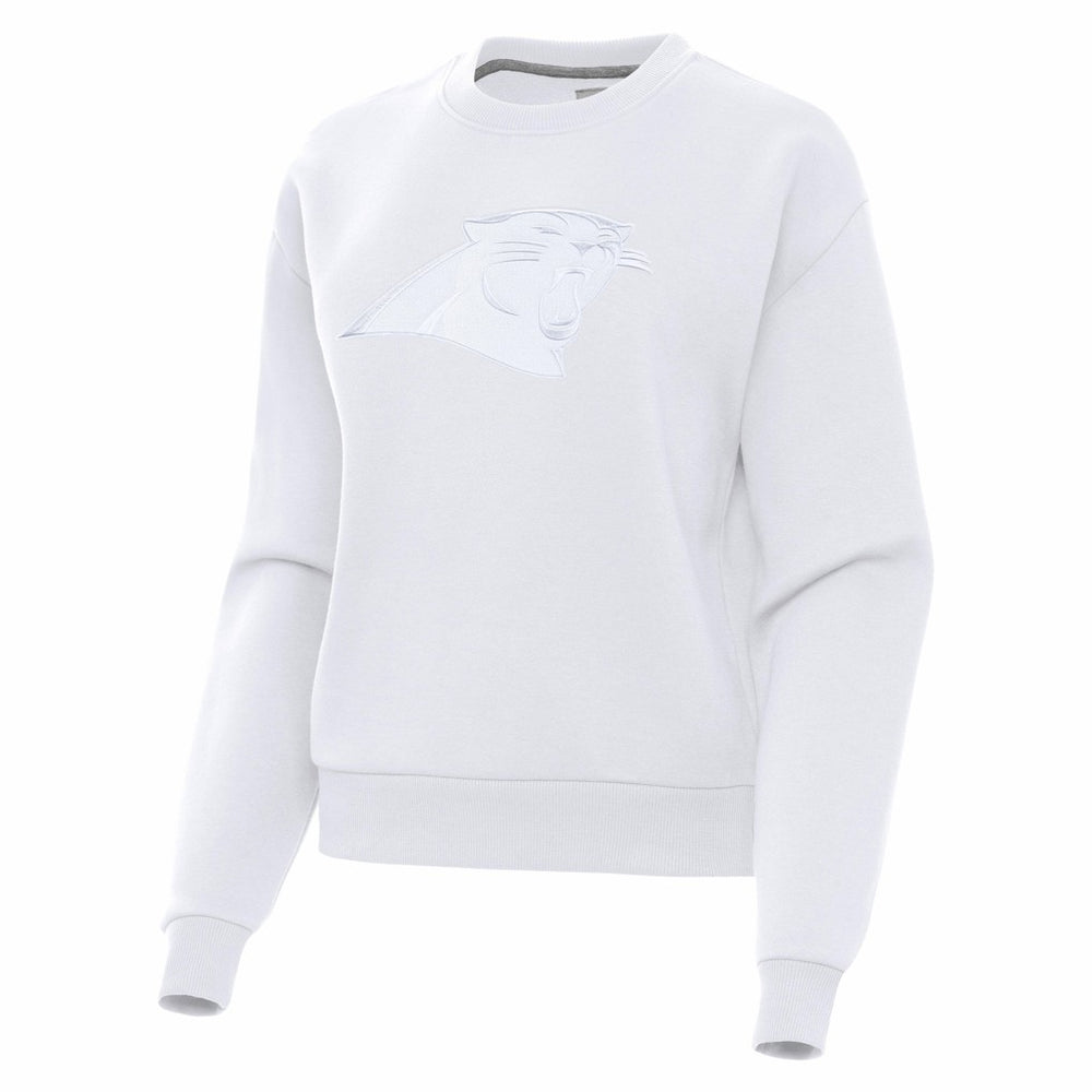 Carolina Panthers Antigua Women's Victory Pullover Sweatshirt - White on sale