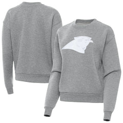 Carolina Panthers Antigua Women's Victory Pullover Sweatshirt - Heather Gray online