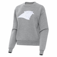 Carolina Panthers Antigua Women's Victory Pullover Sweatshirt - Heather Gray online