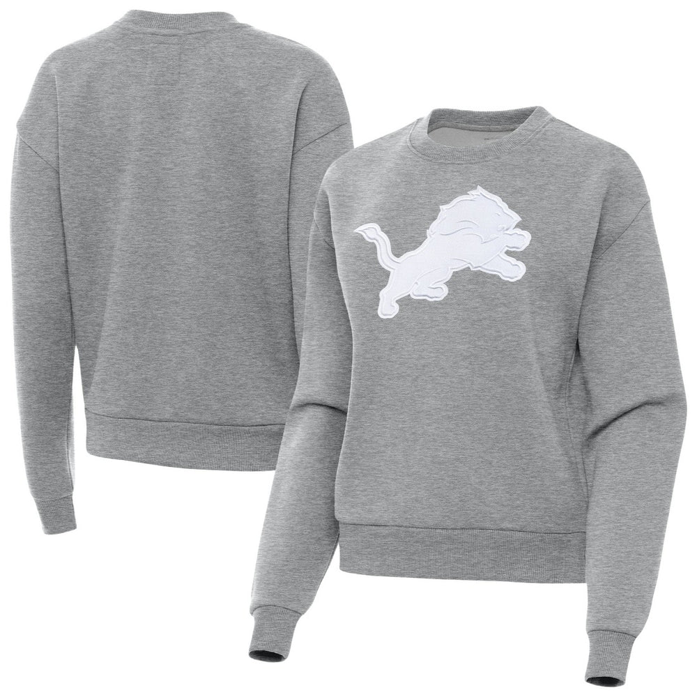 Detroit Lions Antigua Women's Victory Pullover Sweatshirt - Heather Gray sale