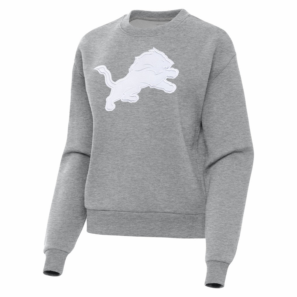 Detroit Lions Antigua Women's Victory Pullover Sweatshirt - Heather Gray sale