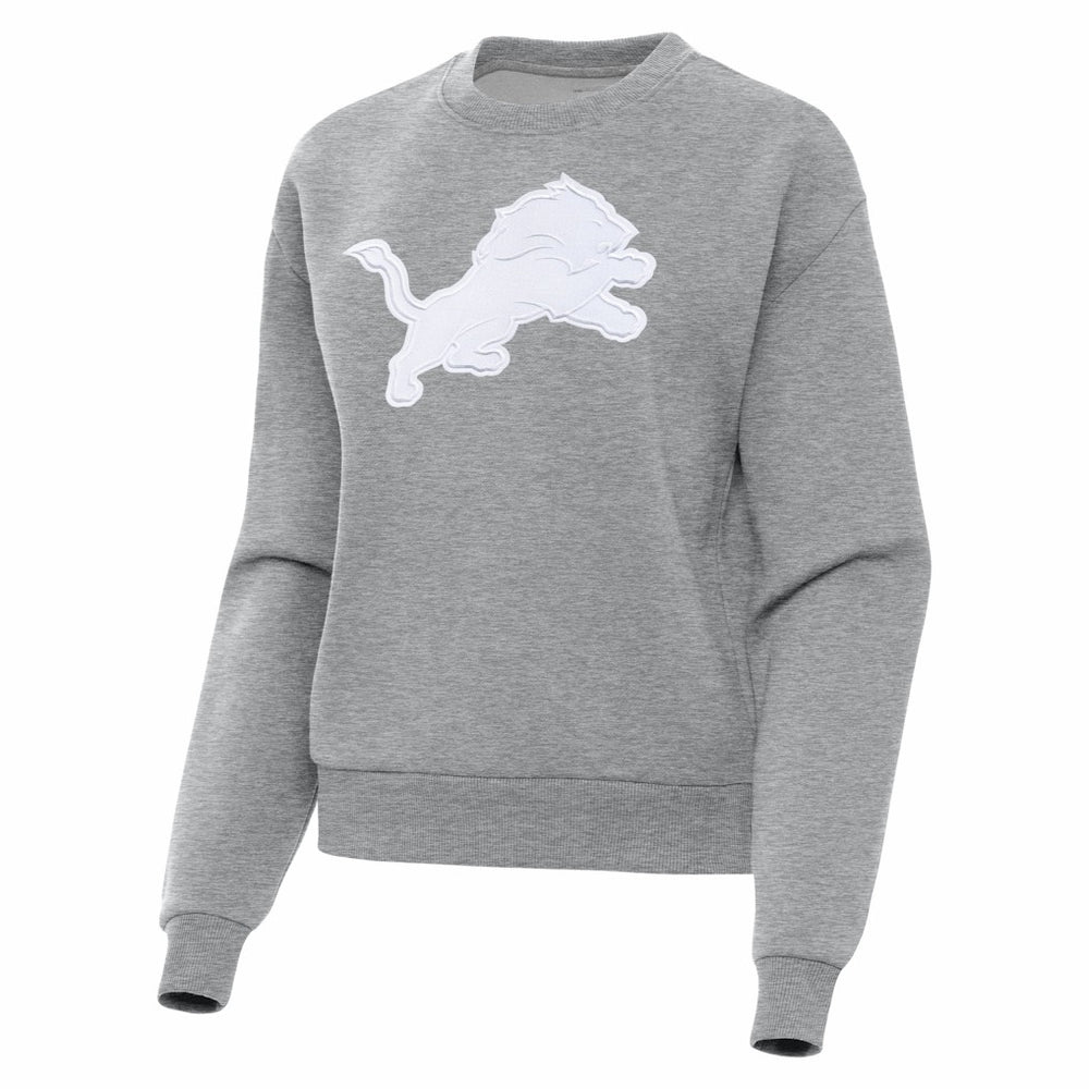 Detroit Lions Antigua Women's Victory Pullover Sweatshirt - Heather Gray sale