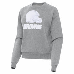 Cleveland Browns Antigua Women's Victory Pullover Sweatshirt - Heather Gray on sale