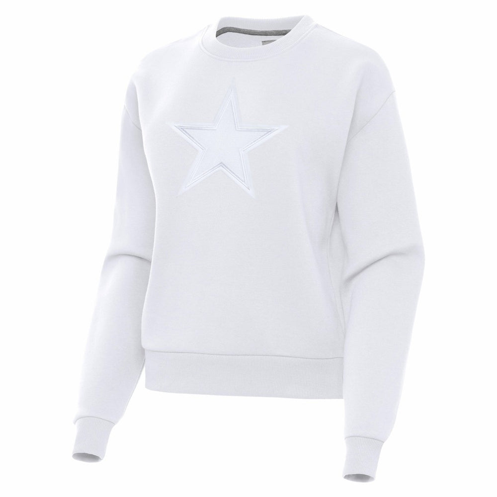 Dallas Cowboys Antigua Women's Victory Pullover Sweatshirt - White outlet