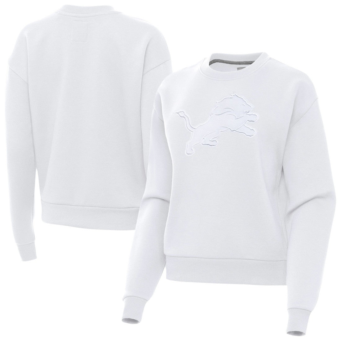 Detroit Lions Antigua Women's Victory Pullover Sweatshirt - White sale